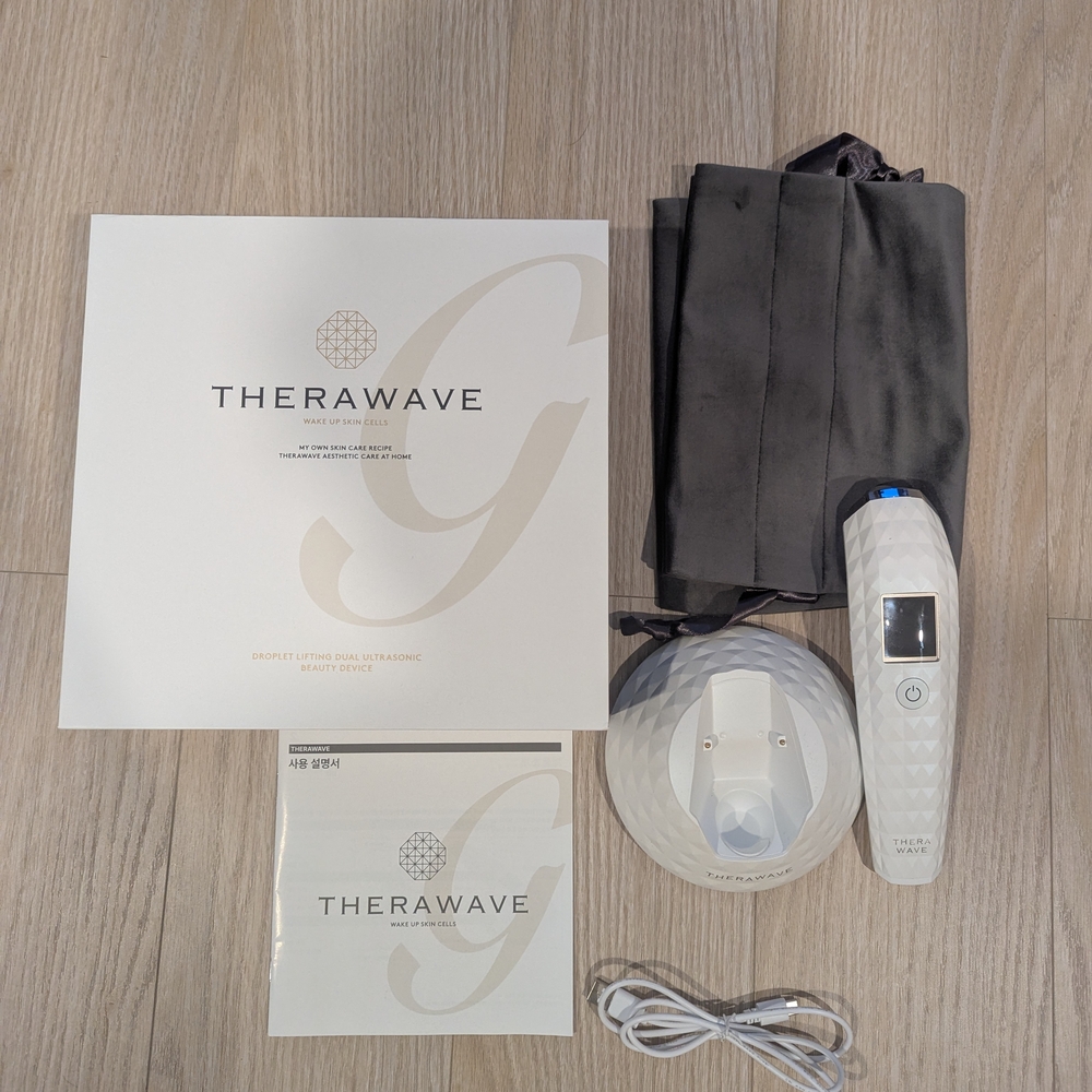 Therawave Droplet Lifting Dual Ultrasonic Beauty Device 테라웨이브